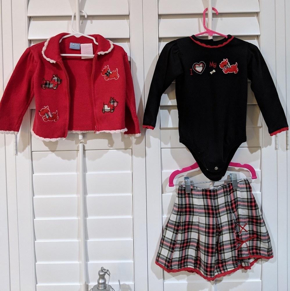 Baby Headquarters 24 montha Girl 3-piece skirt set